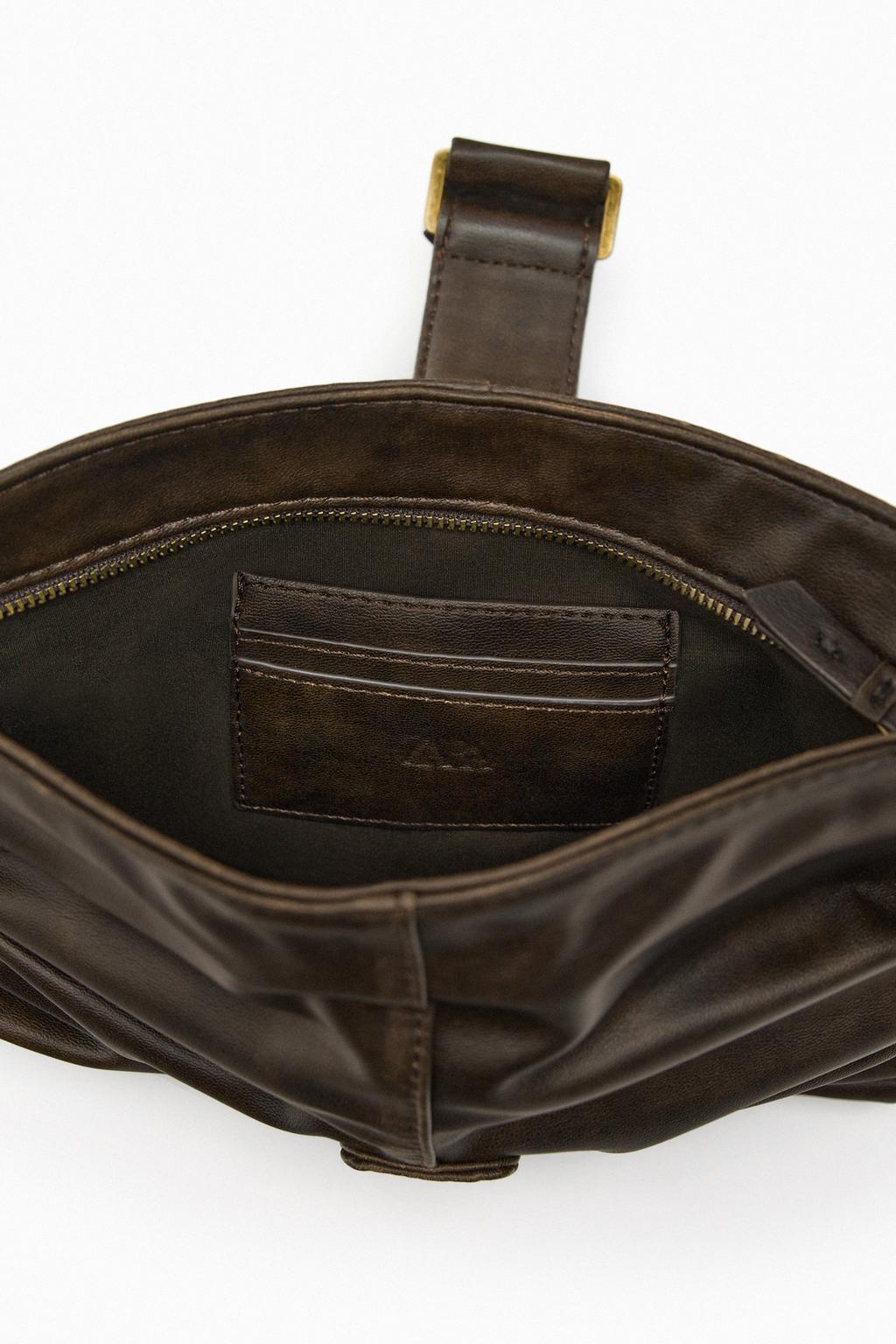 Women's fashionable and versatile armpit bag with buckle decoration shoulder bag